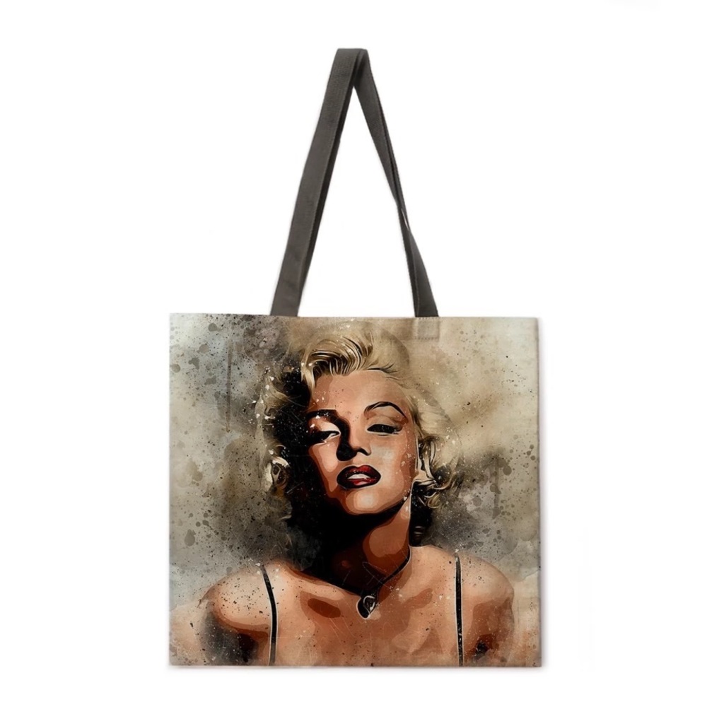 Eco-Friendly Fashion Icon Marilyn Monroe Folding Tote Bag